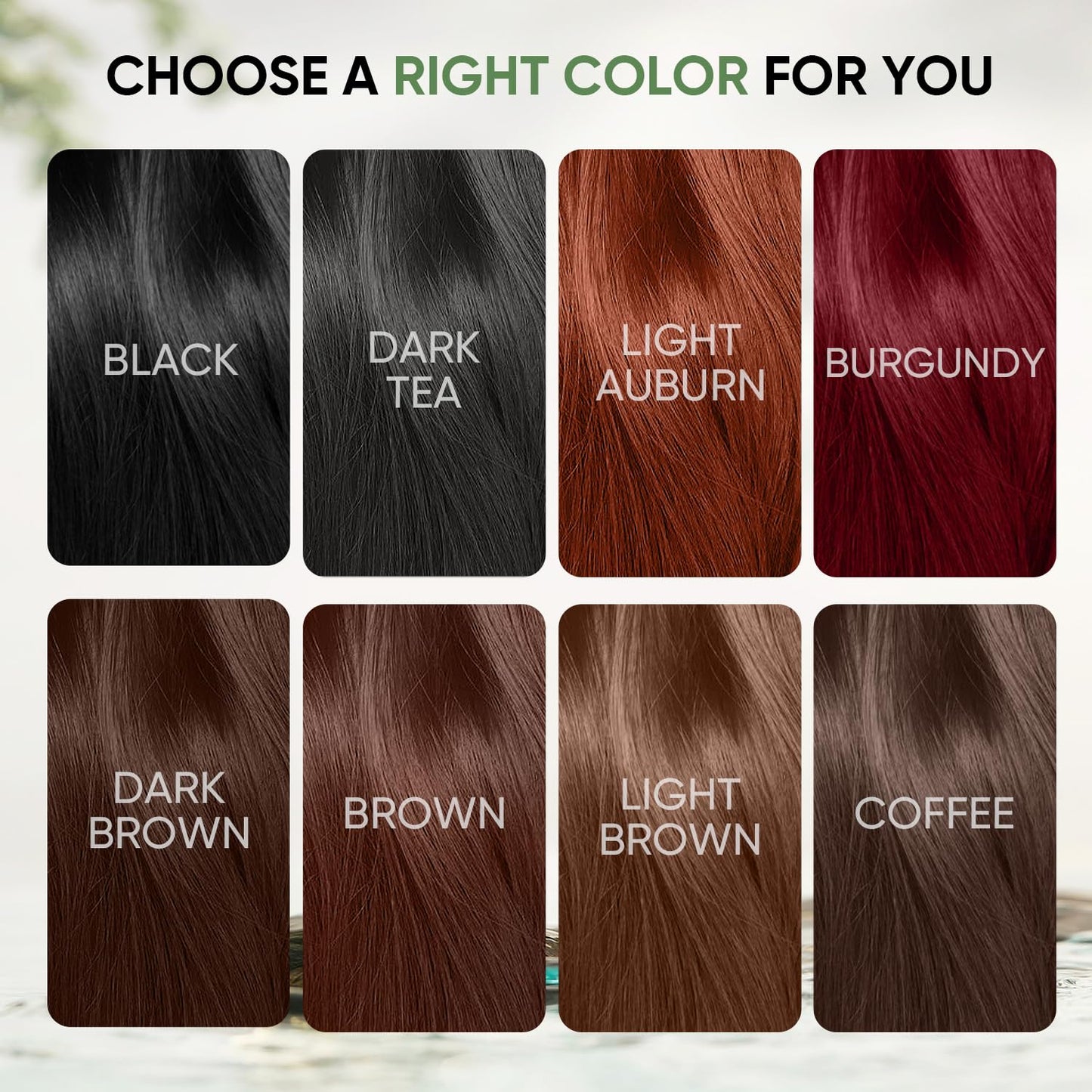 Farndu Coffee Hair Dye Shampoo for Women & Men - Gray Coverage 3 In 1 Natural Color Shampoo
