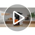 Tastyle Black Hot & Iced Coffee Maker with Magnetic K-Pod Holder - Compact, Fast Brewing, Fits 7.3" Mug