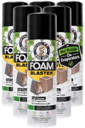 Leak Saver Foam Blaster 18 Fl Oz (Pack of 6) AC Coil Cleaner Foam Spray - No-Rinse Evaporator & Light-Rinse Condenser