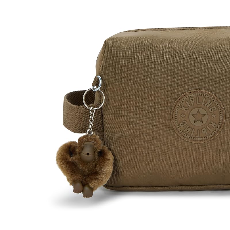 Kipling Parac Small Toiletry Bag - Khaki Smooth Variation