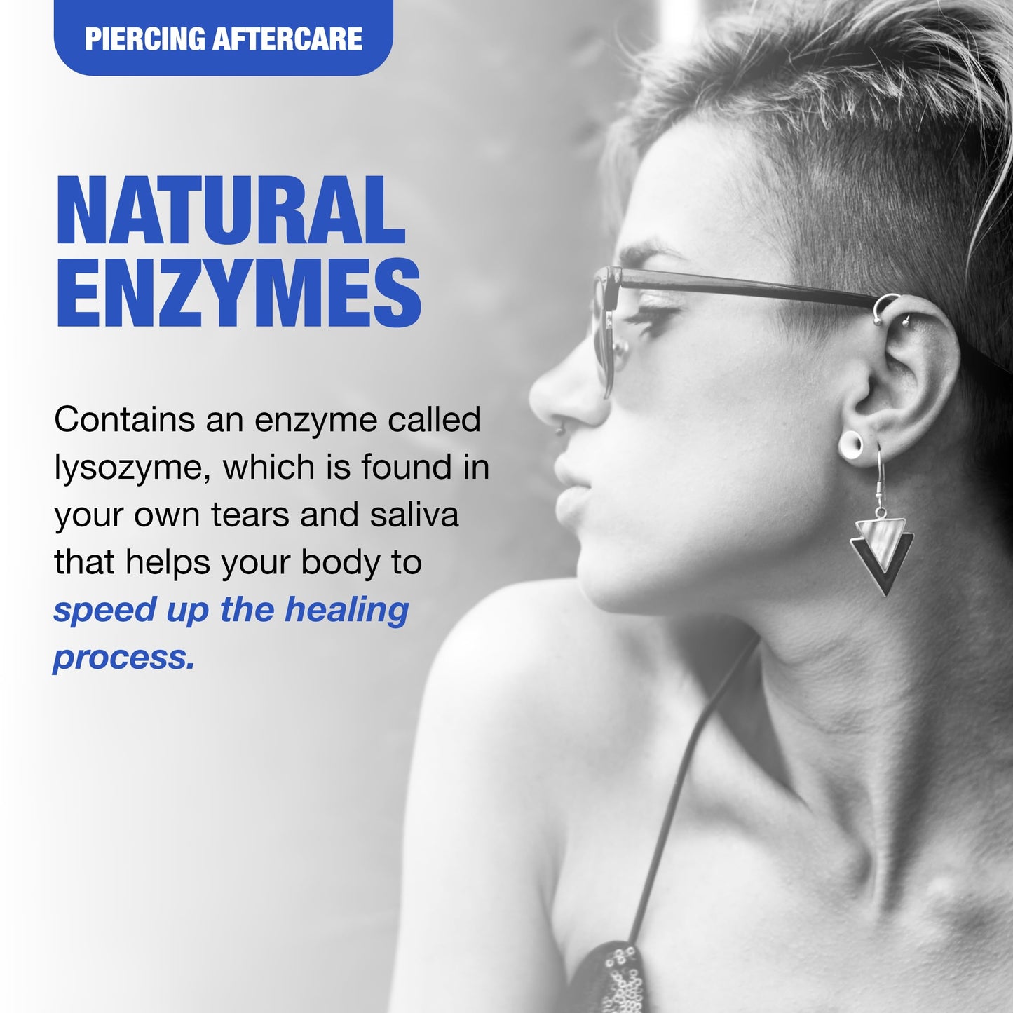 H2Ocean Piercing Aftercare Spray and Keloid Bump Removal– Sea Salt Spray for Body and Facial Piercings – Ear, Nose, Navel, Oral & Body Piercing Cleaner, Aftercare Solution for New Piercings– 4oz