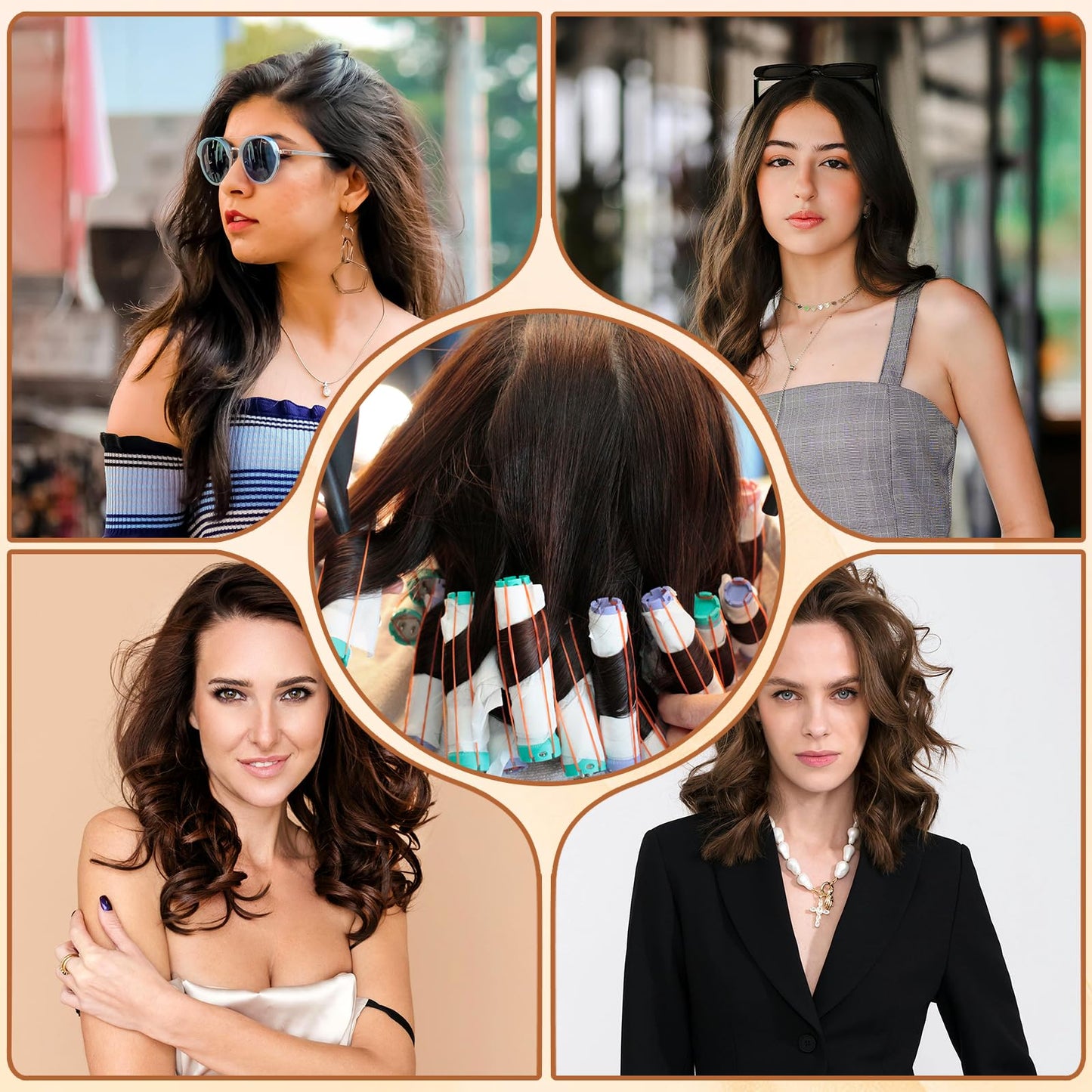 Yuomeaz 180 Pcs Hair Perm Paper, Disposable Curling Papers for Hair, Heat Resistant Perming Papers for Hairs Salon Shop, Cold and Hot Perms, Professional Stylist, Home Salon (4.5 × 2.5 in)