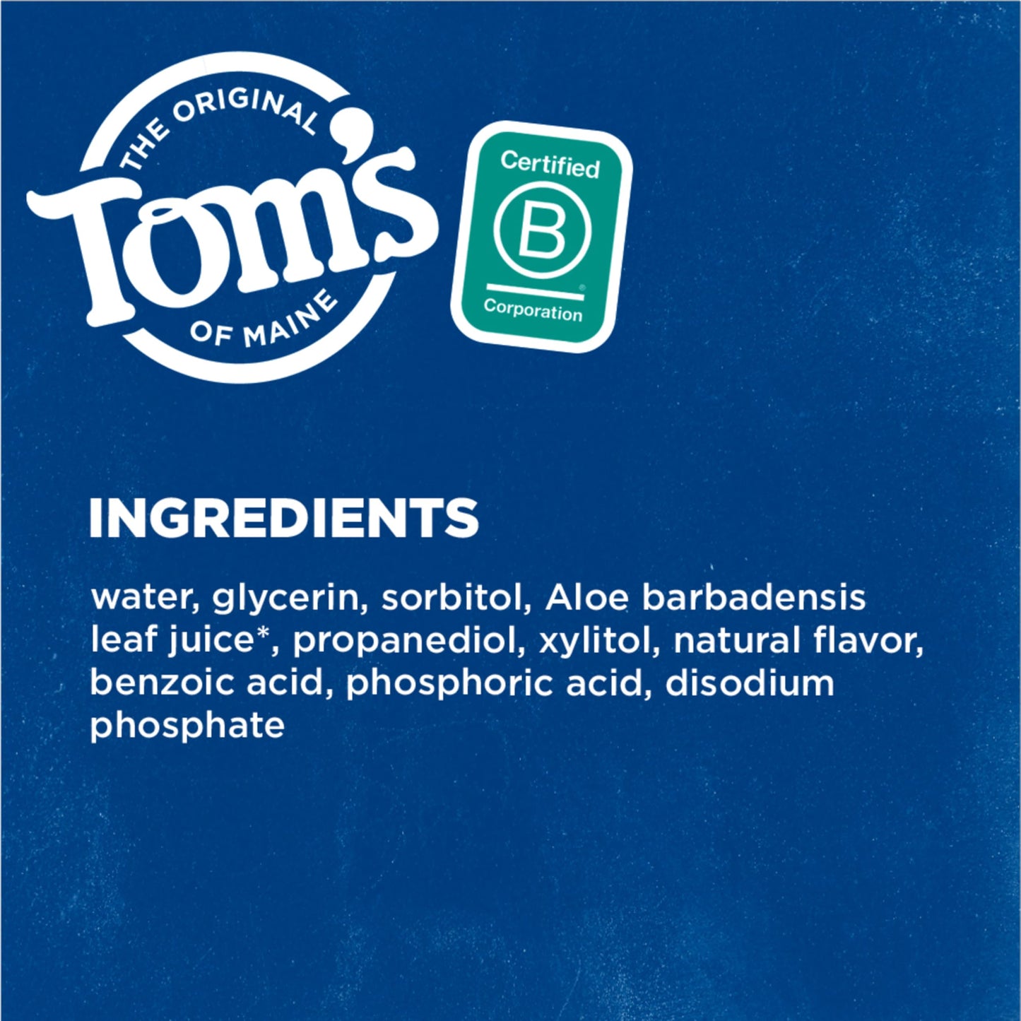 Tom's Of Maine Whole Care Natural Fluoride Mouthwash, Fresh Mint, 16 Oz (Pack of 3) (Packaging May Vary)