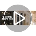 Refillable Perfume Atomizer 10ml Travel Bottle - Black, Gold & Grey