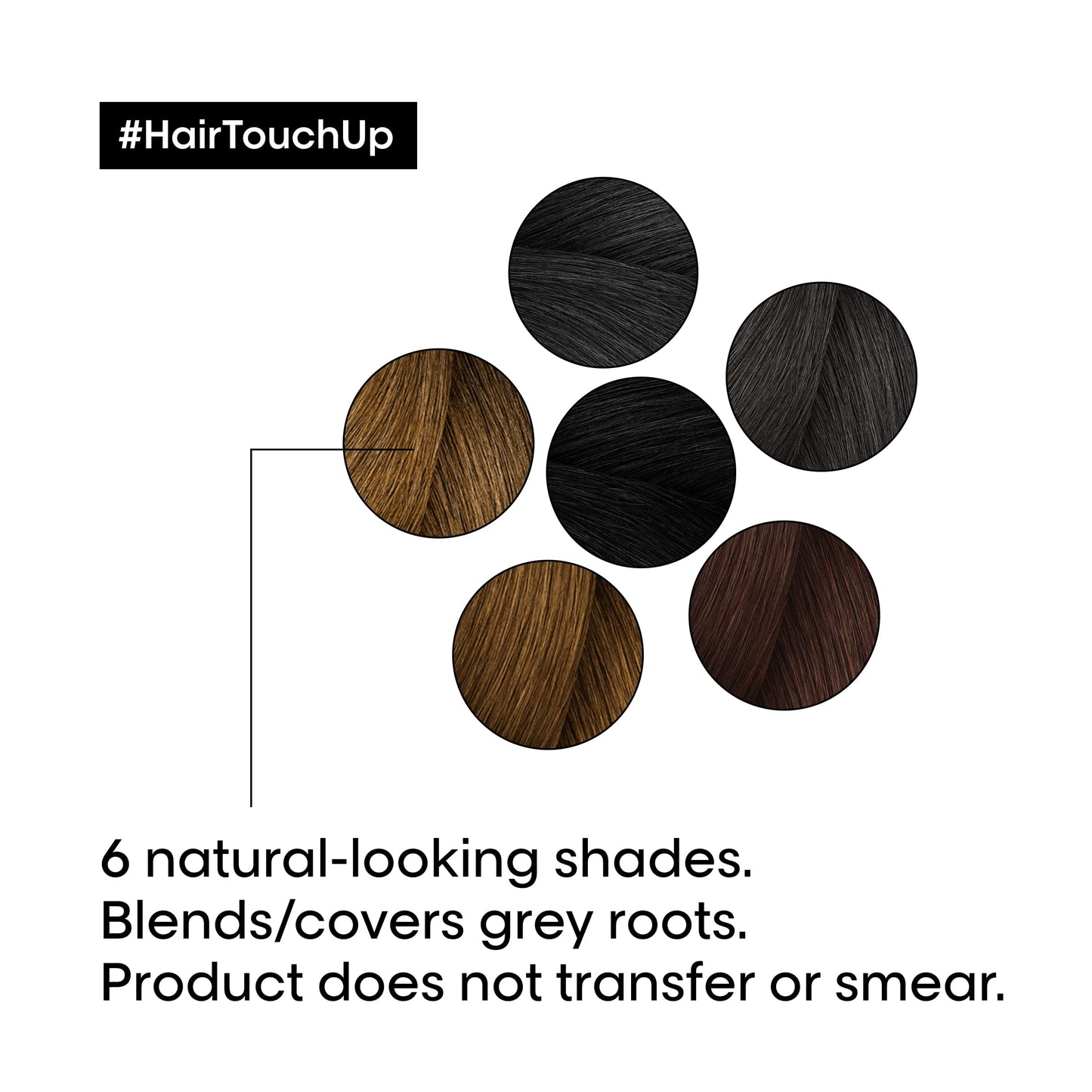 L'Oréal Professionnel Paris Hair Touch Up - Root Concealer Spray - Blends and Covers Grey Hair, Does Not Transfer or Smear, 2.0 Oz Brown