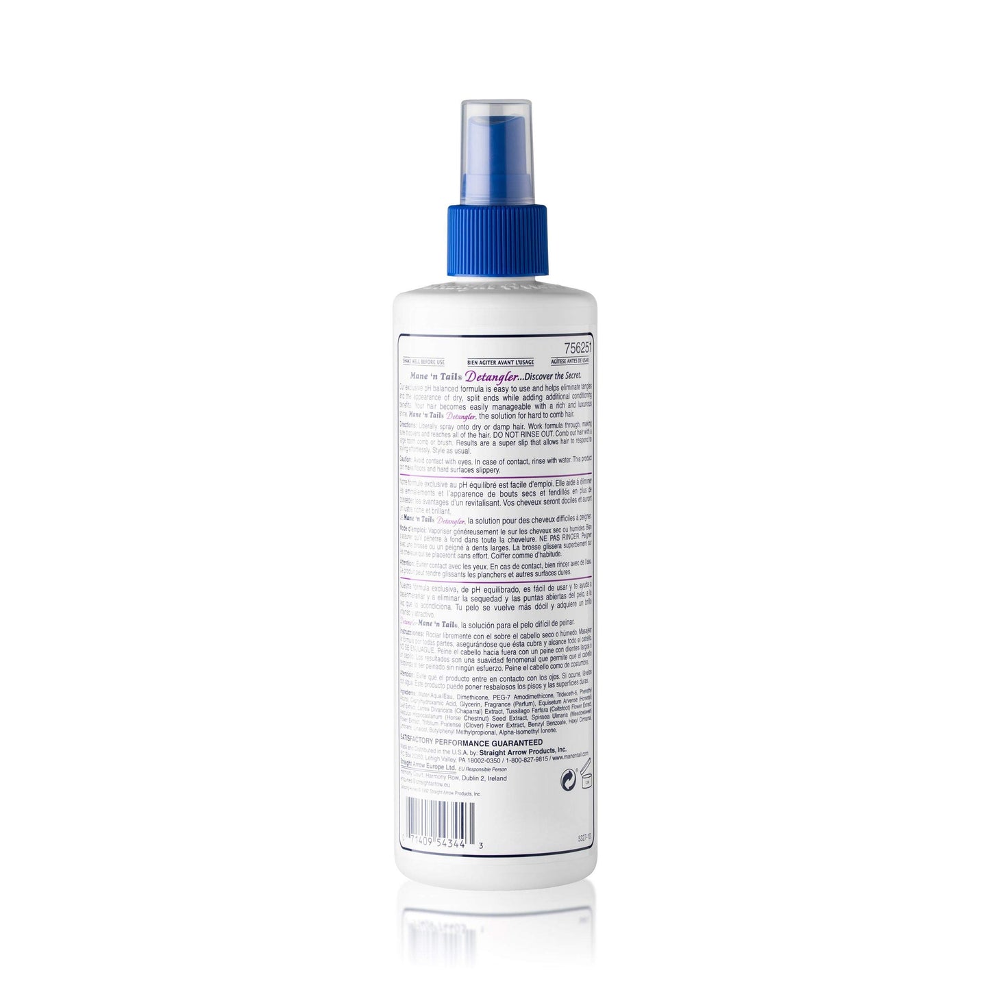 Mane 'n Tail Detangler 12 oz – pH Balanced Formula to Eliminate Tangles, Knots & Split Ends, Adds Shine and Improves Manageability