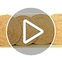 36 Pcs Round Woven Placemats 13.8 Inch Rattan Table Charger Plates - Natural Materials