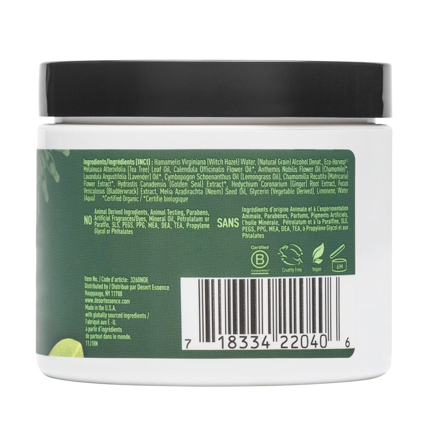 Desert Essence Natural Tea Tree Oil Facial Cleansing Pads - 50 Count - Pack of 3 - Face Cleanser - Soothes & Calms Skin - Makeup Remover Pads - Removes Oil & Dirt - Great for Travel - Essential Oils