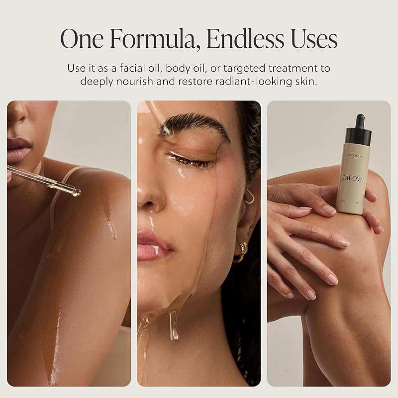 Botanical Face Oil Moisturizer with Jojoba and Turmeric - 2oz