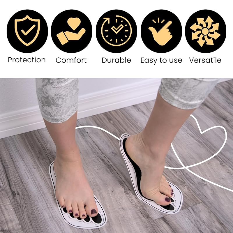 Disposable Spray Tan Feet Pads 120 Pairs – Hygienic Self-Adhesive Protectors for Salons & Home