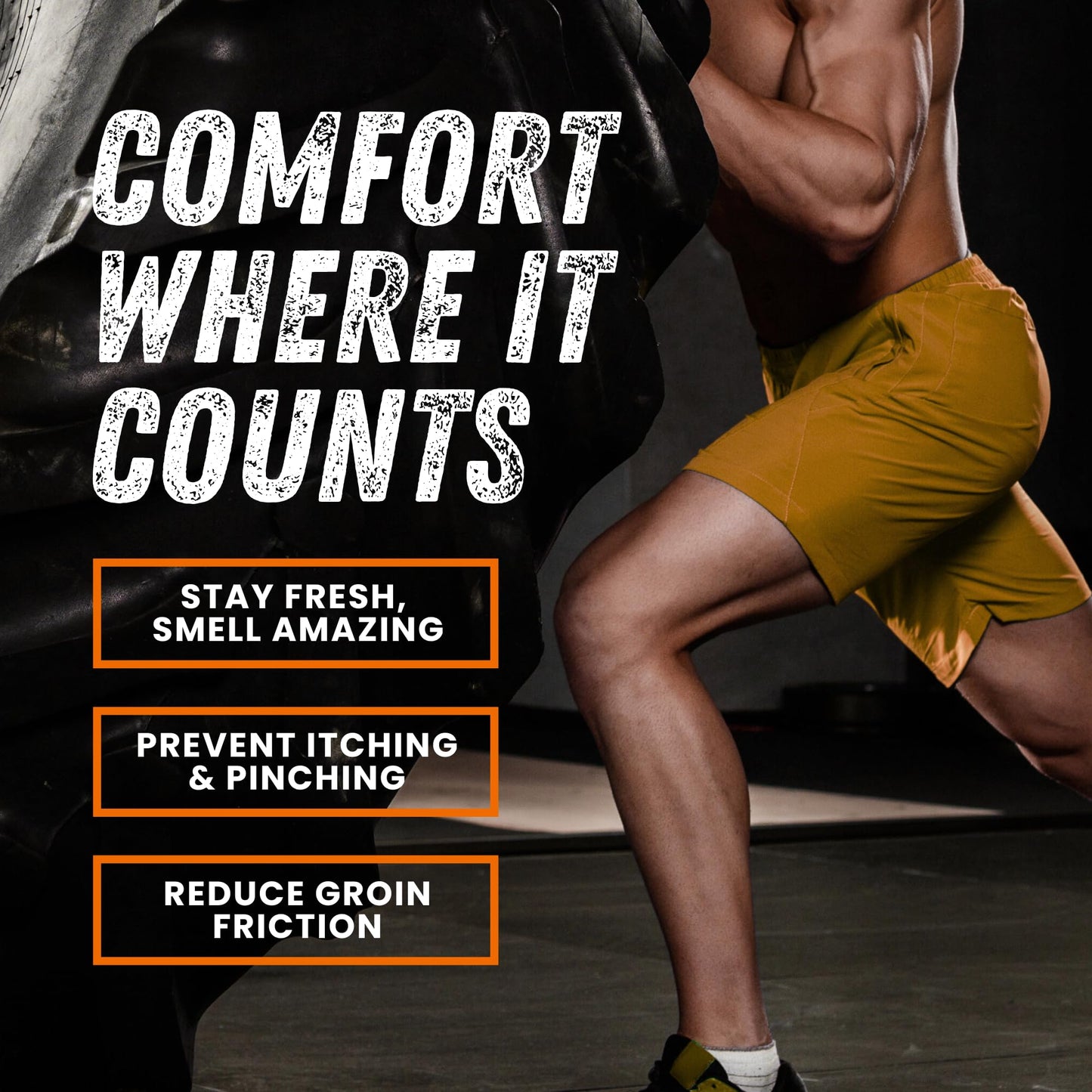 Super Fresh Ball Deodorant Powder Lotion Comfort Cream for Man Parts Groin Butt and Body Hygiene Controls Odor Stops Chafing and Itch Absorbs Sweat Aluminum Free Formula in 4 oz Twin Pack