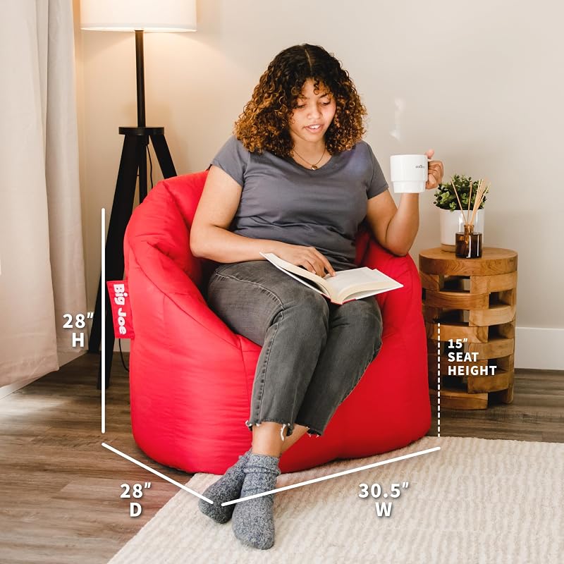 Milano Beanbag Chair Red SmartMax – Variation: Red Smartmax+Milano