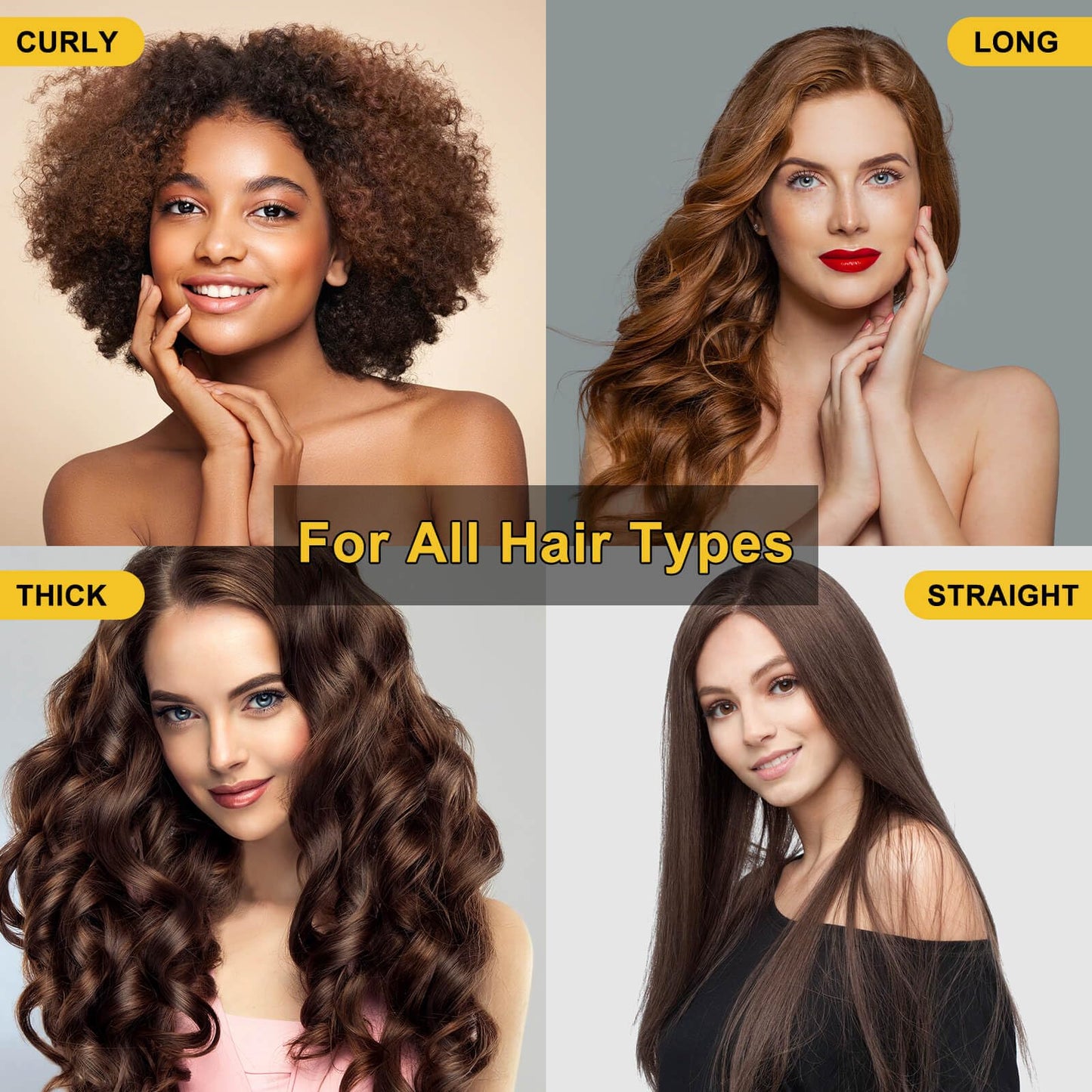 3 Pcs French Hair Pin for Women, 5.5 Inch Metal U-Shaped Hair Clip for Thick Hair, Hair Pins Suitable for Different Hairstyles (Black, Gold, Silver)