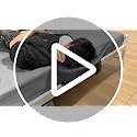 Black Adjustable Massage Table Face Cradle & Headrest - Universal Fit