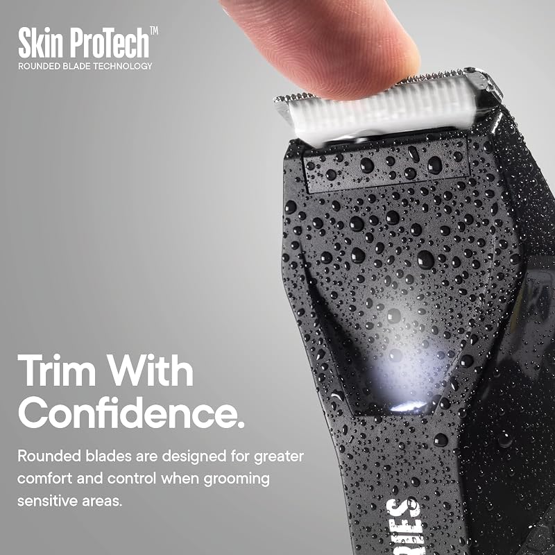 The Shearer Groin Trimmer & Body Groomer Set for Men – Black (Variation: Black)