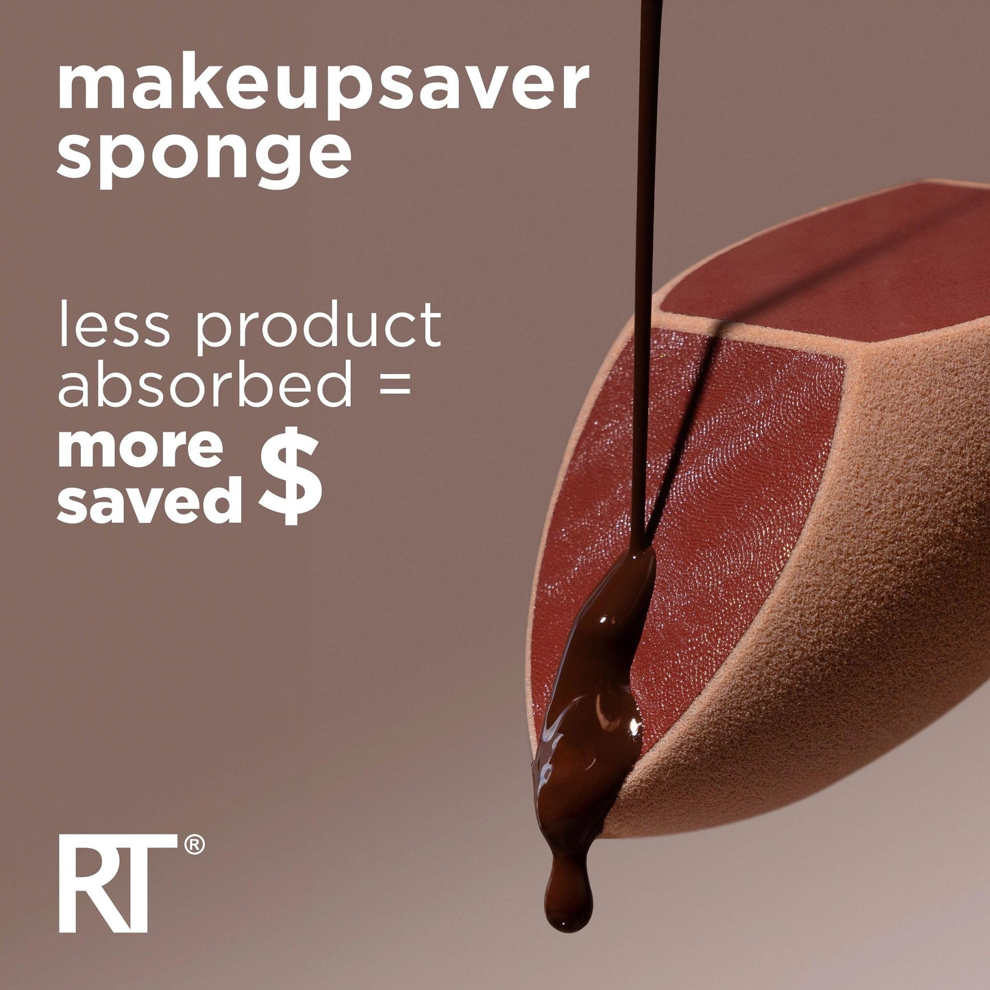 Real Techniques Makeupsaver Sponge + Brush Trio, Makeup Blending Sponge & Brushes For Liquid & Cream Foundation, Natural Finish & Reduces Makeup Waste, Cruelty & Latex-Free, 3 Piece Set