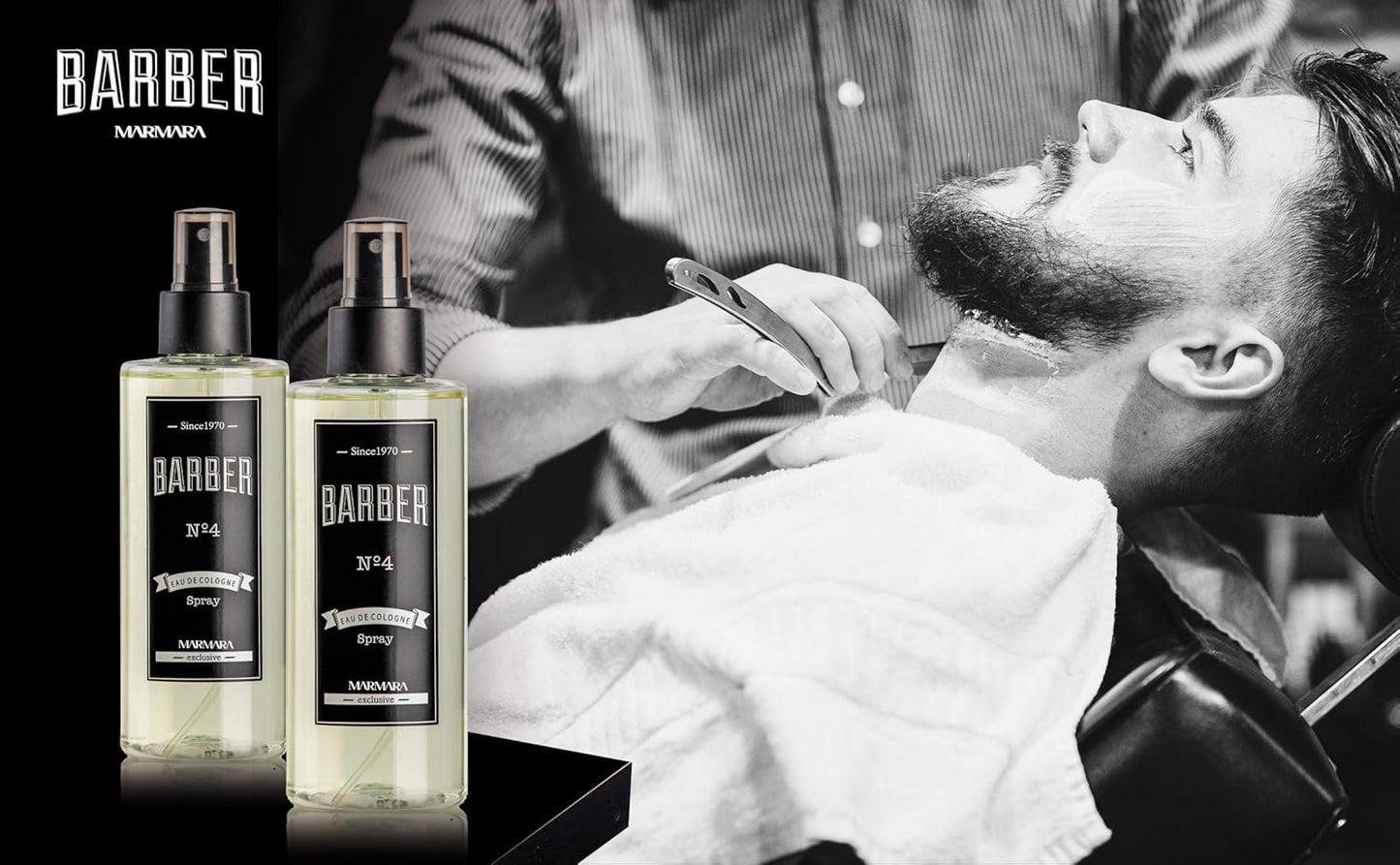 Travel Size Marmara Barber Cologne (50ml) - Ideal for Modern Barbers & Shaving Enthusiasts