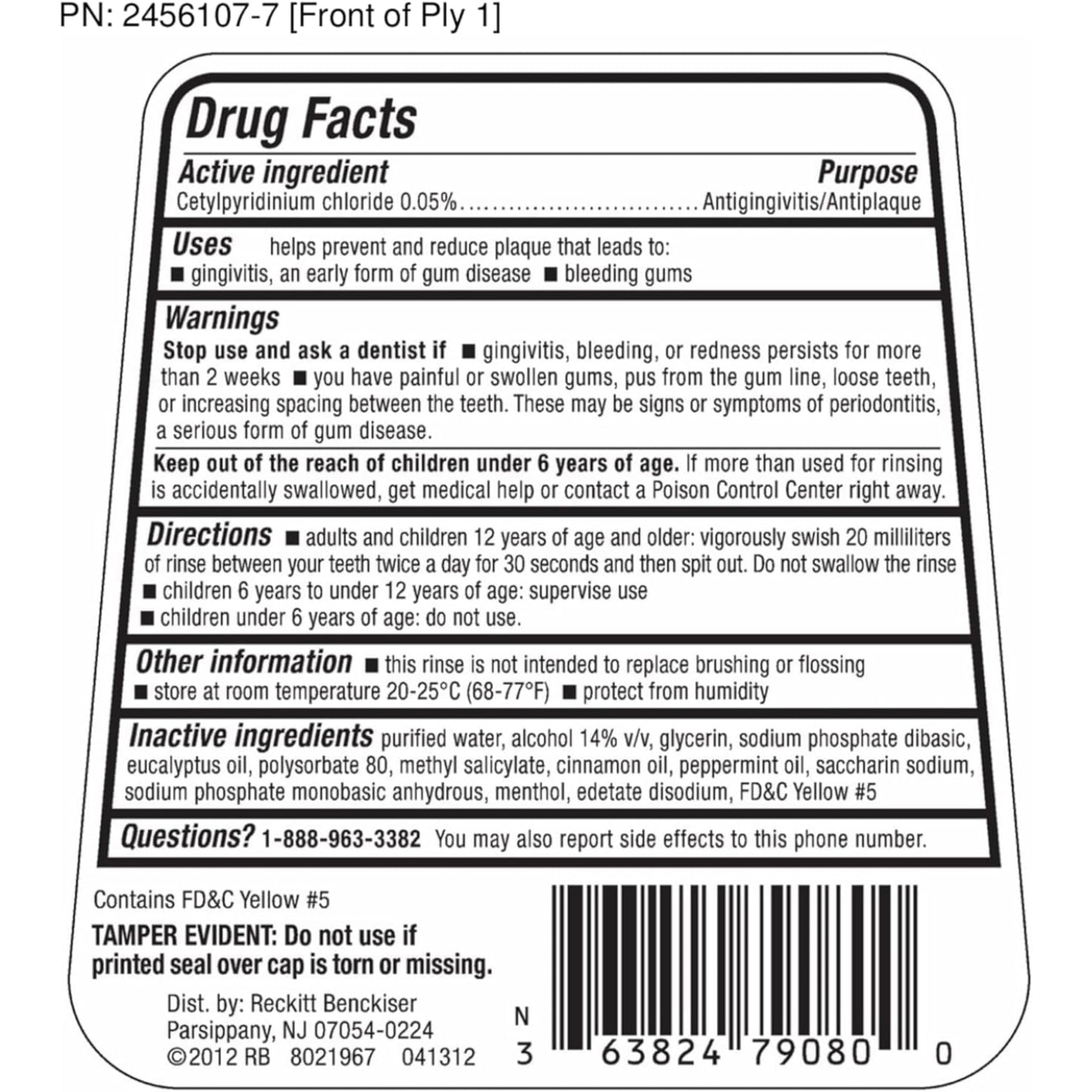 Cepacol Antibacterial Multi-Protection Mouthwash 24 oz