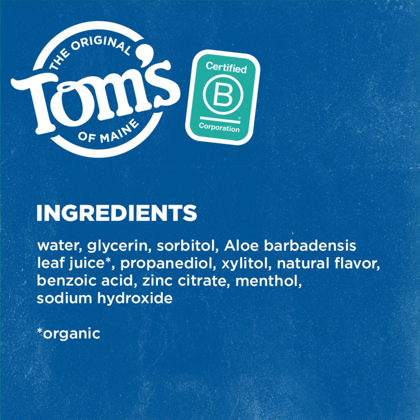 Tom's of Maine Natural Wicked Fresh Alcohol-Free Mouthwash, Cool Mountain Mint, 16 oz. 6-Pack (Packaging May Vary)