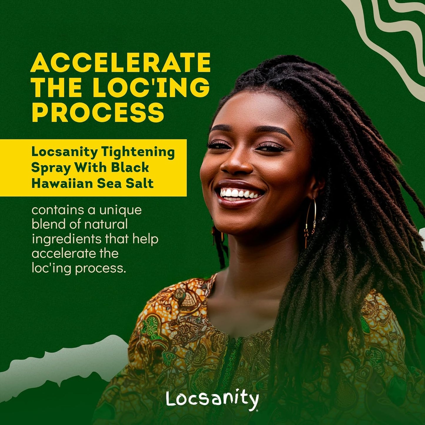 Locsanity Rosewater Peppermint Hydration Spray - 8oz | Moisturizing Loc Care for Dreadlocks & Loose Hair