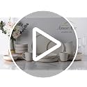 Cloud Pink Dinnerware Set for 4 - 12 Pieces Ceramic Plates & Bowls