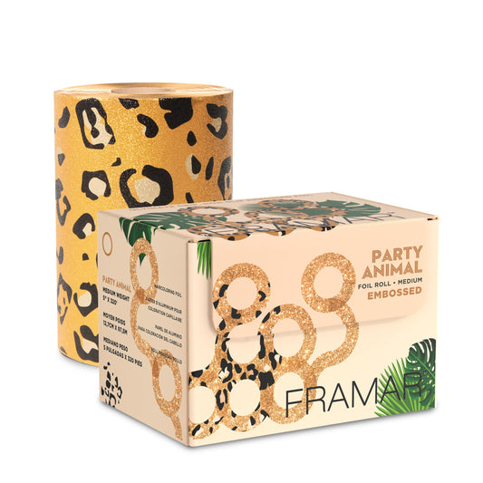 FRAMAR Party Animal Hair Foil – Hair Foils For Highlighting Long Hair, Salon Foil For Hair Highlighting, Salon Foils For Hair Highlighting Kit, Salon Foils For Hair Stylist – 320 ft