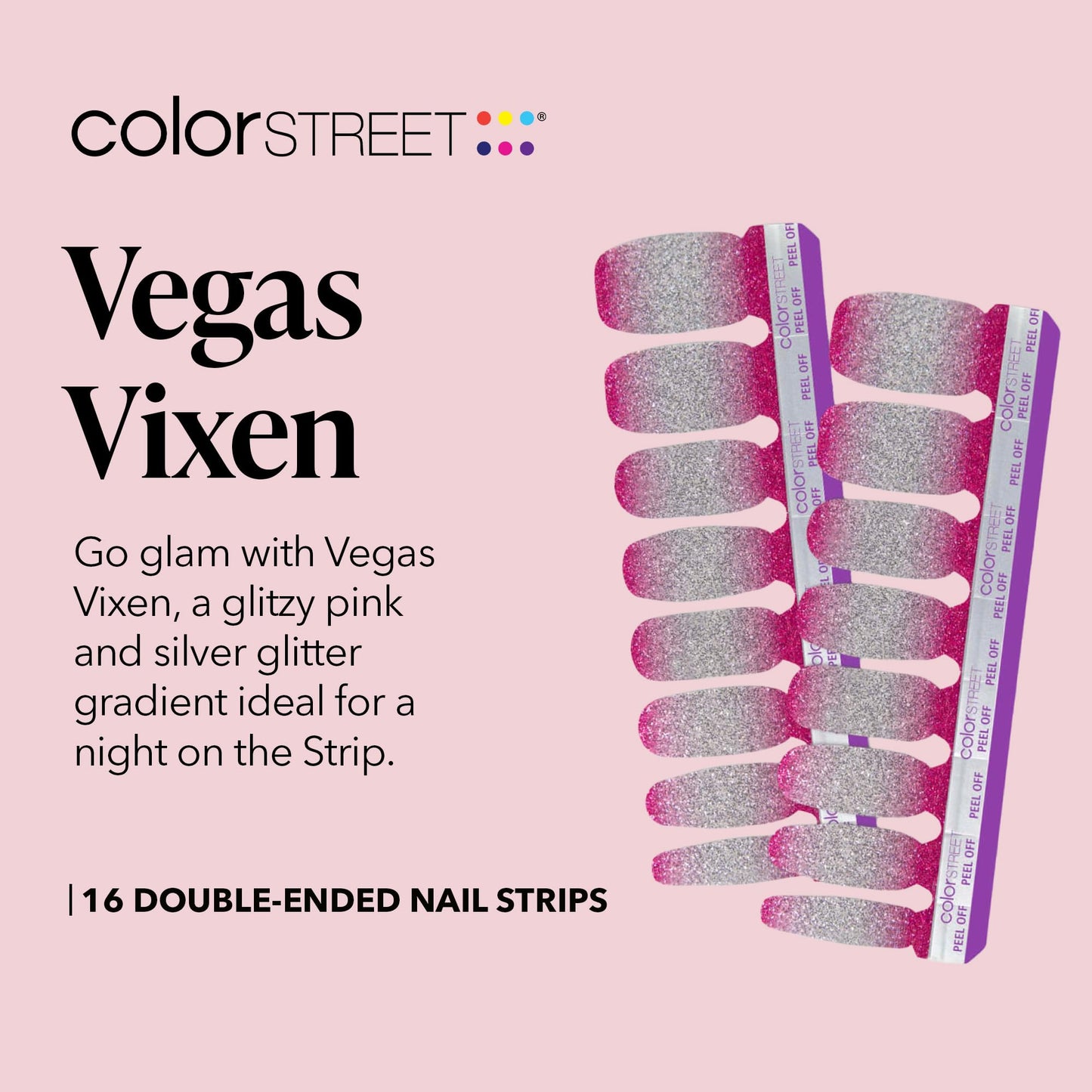 Color Street Vegas Vixen Nail Strips