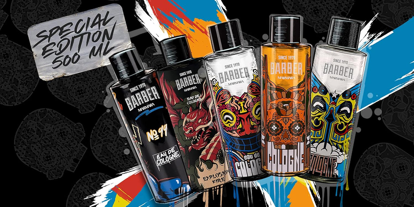 Travel Size Marmara Barber Cologne (50ml) - Ideal for Modern Barbers & Shaving Enthusiasts