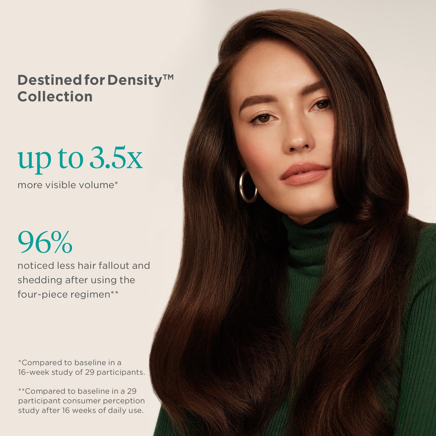 Briogeo Destined For Density Caffeine + Biotin Peptide Density Shampoo, Increases Hair Thickness and Volume for Fine or Thinning Hair, Vegan, Cruelty-Free, 8 fl oz