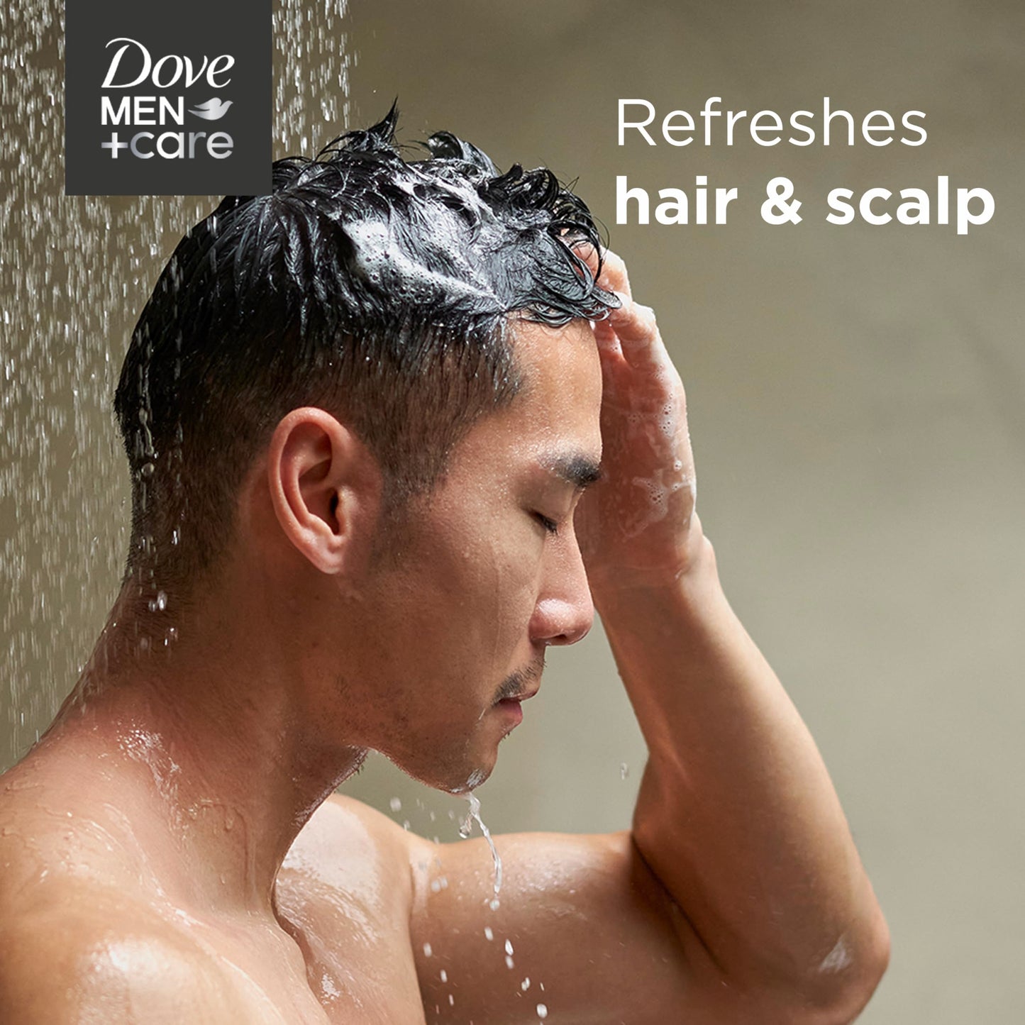 DOVE MEN + CARE Fortifying 2-in-1 Shampoo and Conditioner Fresh and Clean with Caffeine 4 Count For Everyday Care Helps Strengthen and Nourish Hair 12 oz