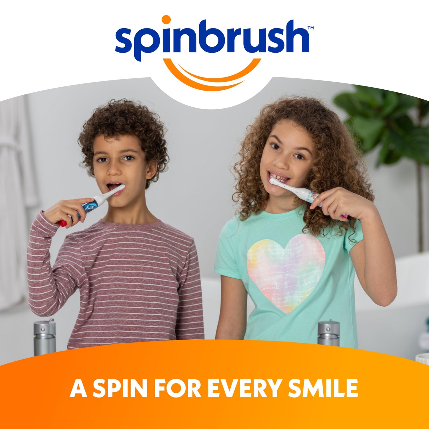 Spinbrush Gabby's Dollhouse Kids Electric Battery Toothbrush, Soft Bristles