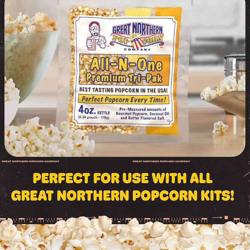 Great Northern Popcorn Big Bambino 4oz Popcorn Machine - Black (Variation: Black)