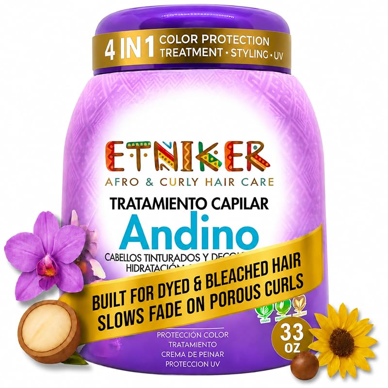 Andino Curl Cream for Color-Treated Curly Hair | Leave-In 33 oz