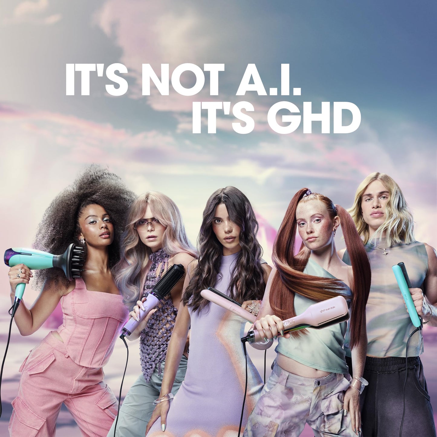 ghd Gold ― 1" Flat Iron Hair Straightener | Limited Edition in Mystic Aqua | Professional Ceramic Hair Straightening Styling Tool for Stronger Hair & More Color Protection