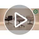 Giantex Beige Criss Cross Office Chair with Flip-Up Arms - 30" Wide Padded Seat, Ergonomic Swivel Desk Chair for Home & Bedroom