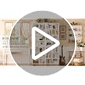 FOTOSOK 7-Tier Narrow Bookshelf Tall Media Tower in Black/Brown, Space-Saving Storage