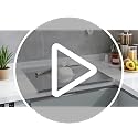 Scyllantric 23.6x19.6in Large Stainless Steel Cutting Board Non-Slip Dishwasher Safe for Meat & Vegetables
