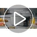 Elite Gourmet SmartToast 4-Slice Digital Toaster, 1370W, Wide Slots, Black