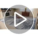Amada 8'x10' Dark Blue Abstract Washable Area Rug for Living Room