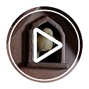 Modern Wall Cuckoo Clock with Wooden Pendulum and Night Silence - 14 Inch