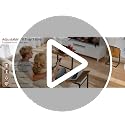 Brown 2-Pack Adjustable TV Tray Tables with Tilt & Phone Slot - Foldable Couch Side Desks