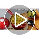 Leonyo 1+2+3 Qt Enamel Cast Iron Saucepan Set – Red Dutch Oven Cookware