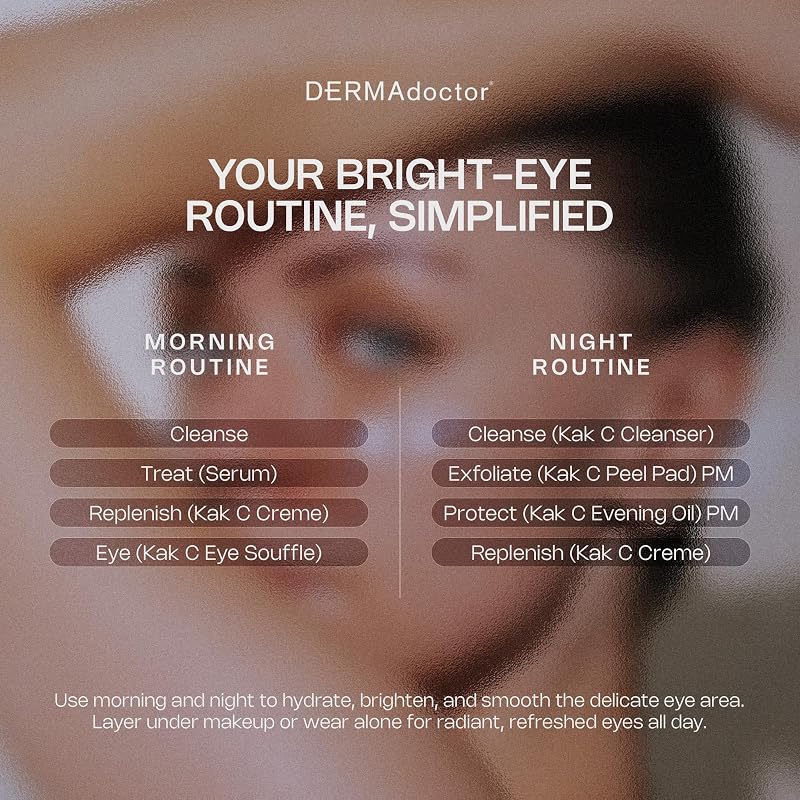Vitamin C Eye Cream with Vitamin E for Dark Circles – 0.5 fl oz