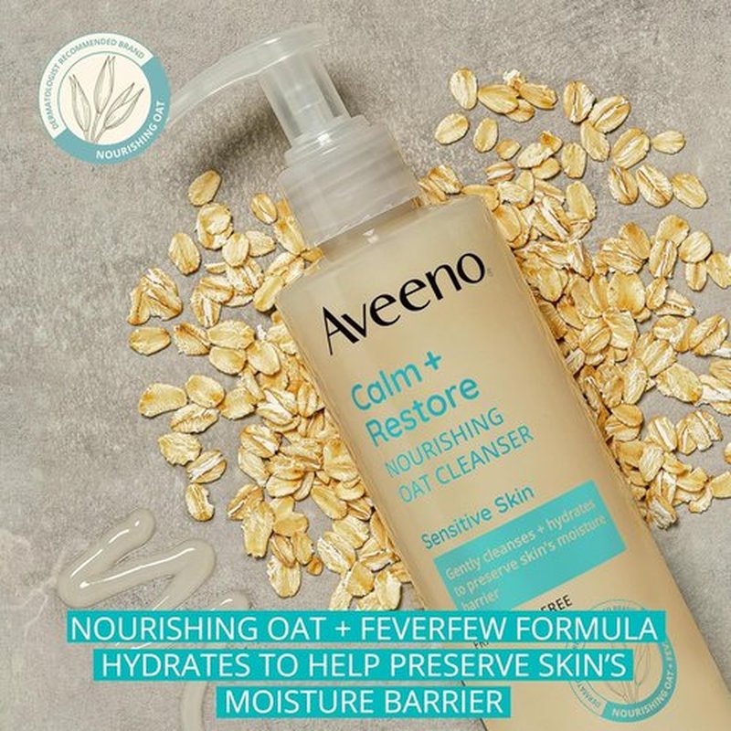Aveeno Calm and Restore Nourishing Oat Cleanser - 7.8 fl oz