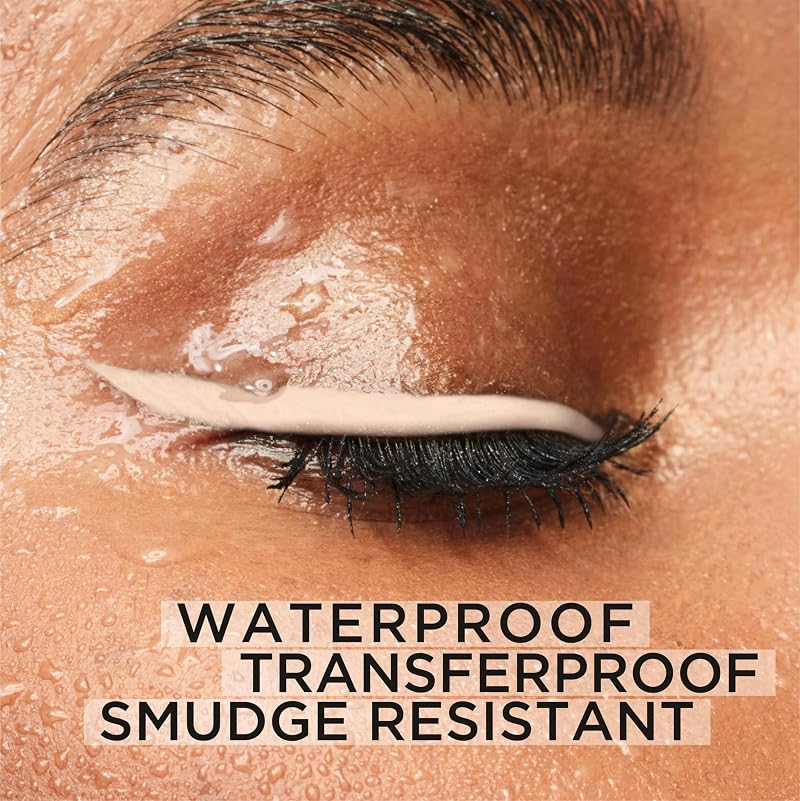 L’Oréal Paris Infallible Grip Gel Eyeliner Pencil - Smudge-Resistant, Waterproof Nude 0.01 Oz (Pack of 3) Desnudo Brillante