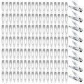 200 Pcs Fingernail Clippers Bulk Set with Keychain Loop - Stainless Steel Nail Clippers for Women & Men (Variation: 200 PCS)