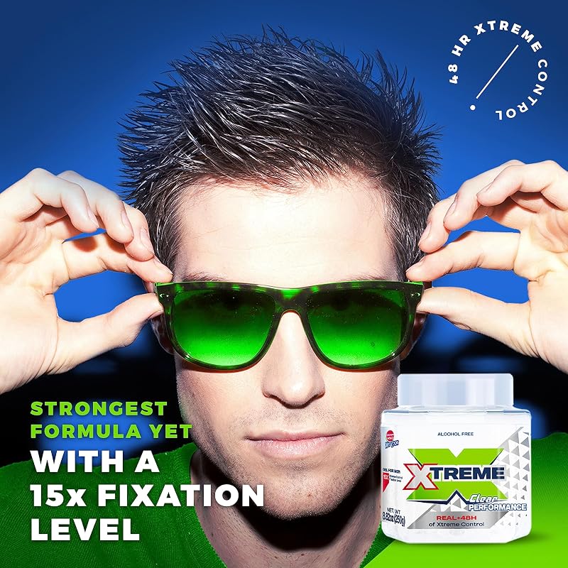 Xtreme Performance Hair Gel Aloe Vera 8.82 oz (Pack of 12) - Extra Strong Hold
