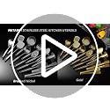 NIITAWH Gold 13-Piece Stainless Steel Kitchen Utensil Set - 12-13.7"