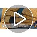 Italian Olive Wood Cheese & Charcuterie Board Set with Blue Resin Artwork - Includes 4 Knives, Dipping Bowls & Corkscrew (Blue)