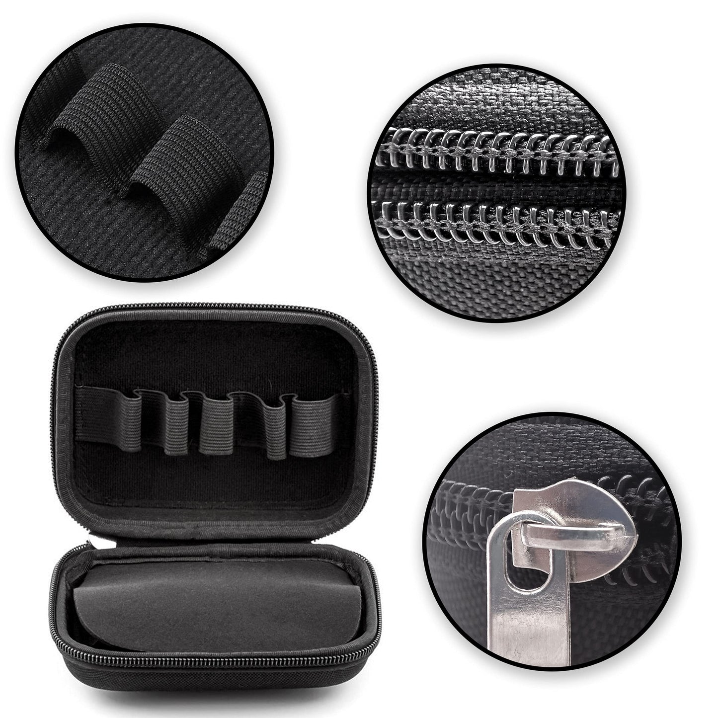 BLLREMIPSUR Essential Oil Carrying Case Holds 10 Bottles (5/10/15ml), Hard Shell Roller Bottles Storage Bag, Travel Portable Essential Oils Bottles Organizer